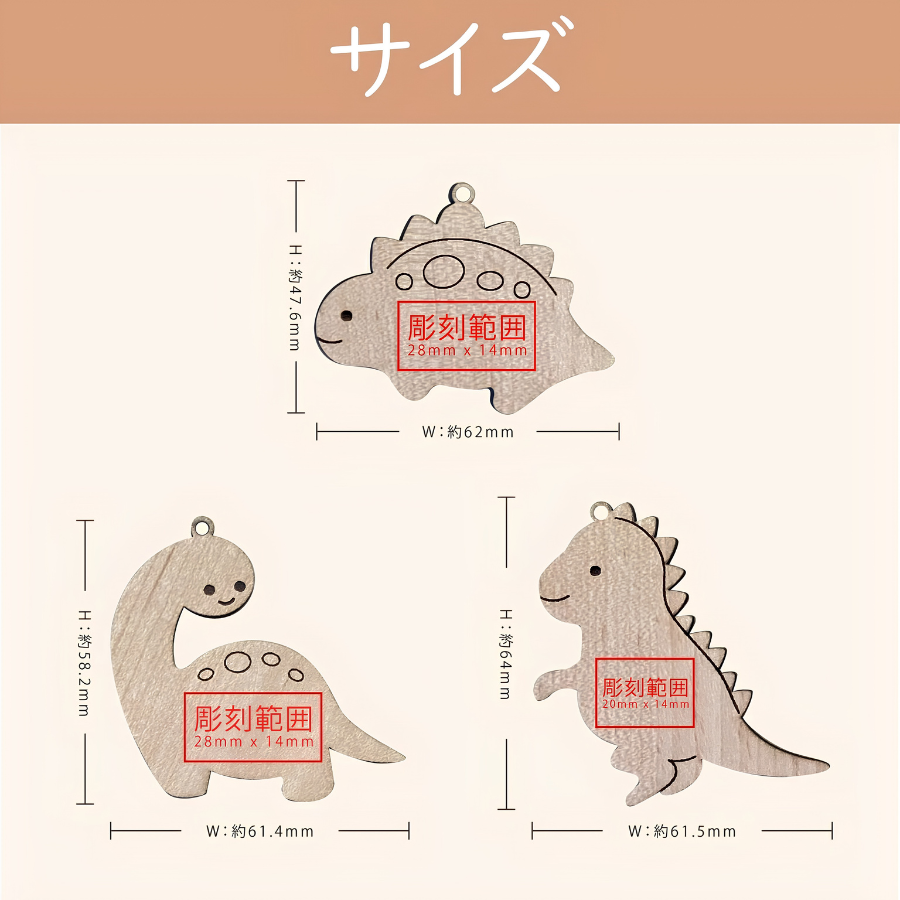 3種類のサイズ